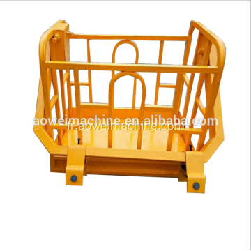 En stock 360 gondole de grue rotative 1,2 m 1,5 m plate-forme nacelle de travail de levage de grue